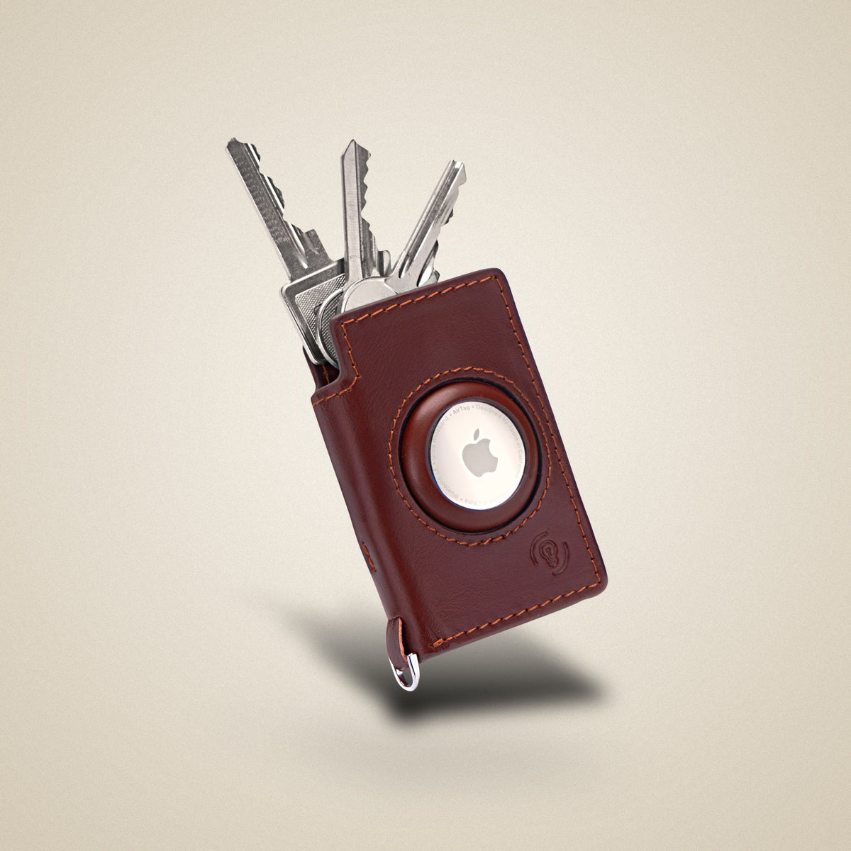Schlüsselorganizer mit AirTag-Fach — 4 Schlüssel, D-Ring | ISENTIALS